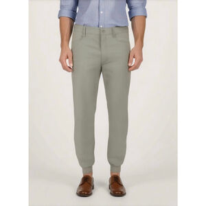 LAPG‎ Men's Beige Chino Pants 40X30 Pockets Straight Leg Preppy Academia Casual